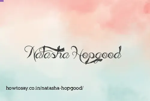 Natasha Hopgood