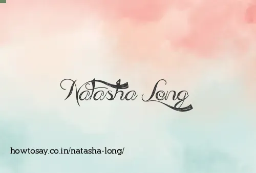 Natasha Long