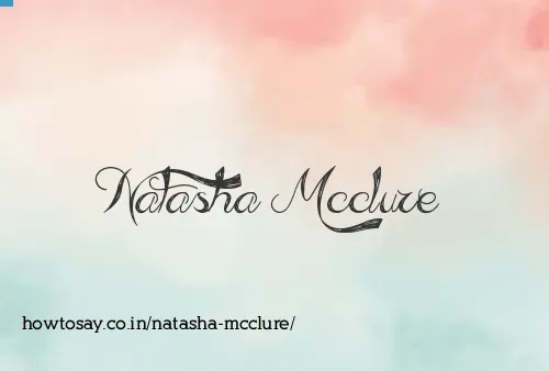 Natasha Mcclure