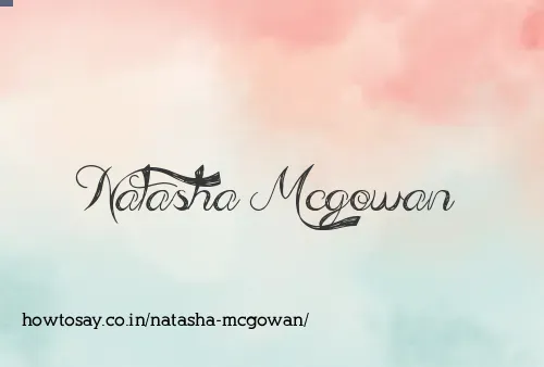Natasha Mcgowan