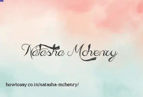 Natasha Mchenry