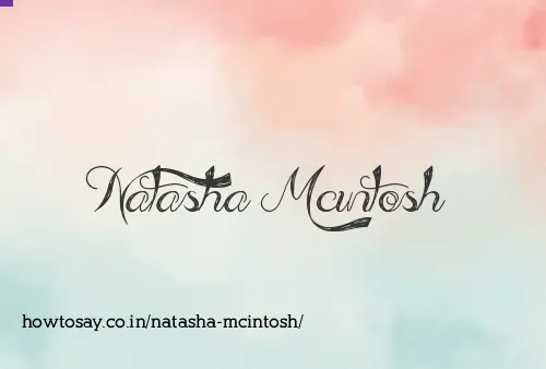 Natasha Mcintosh