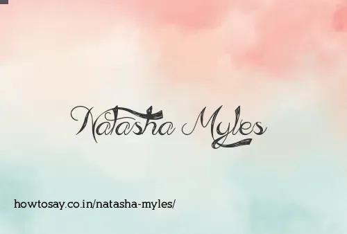 Natasha Myles