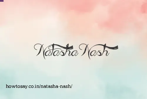 Natasha Nash