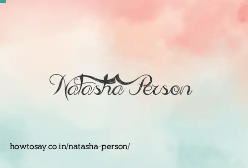 Natasha Person