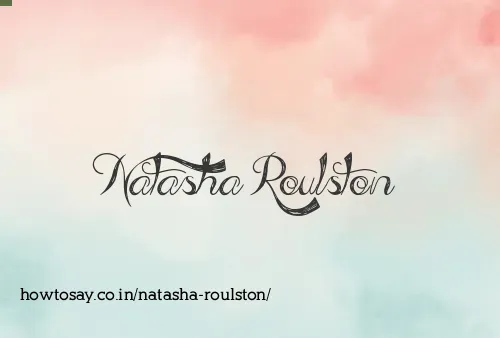 Natasha Roulston