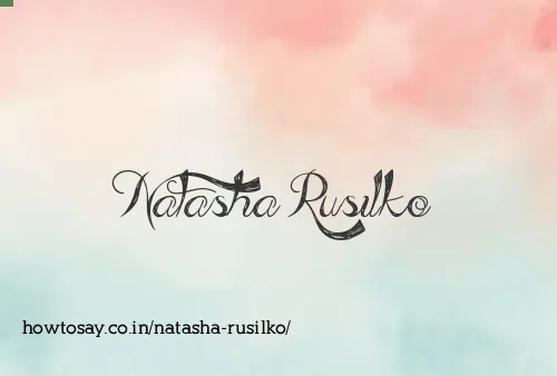 Natasha Rusilko