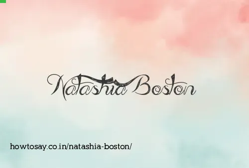 Natashia Boston