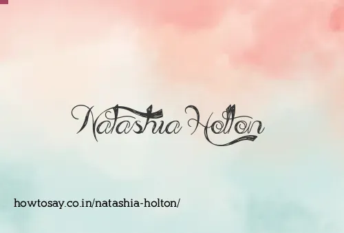 Natashia Holton