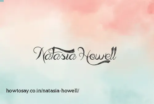 Natasia Howell