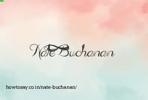 Nate Buchanan