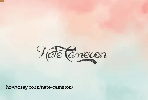 Nate Cameron