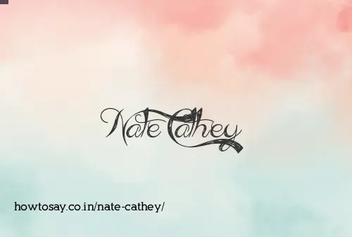 Nate Cathey