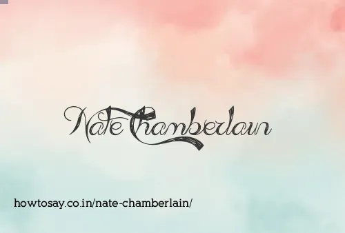 Nate Chamberlain