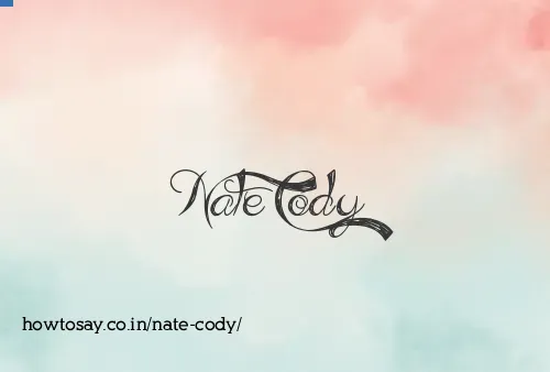 Nate Cody