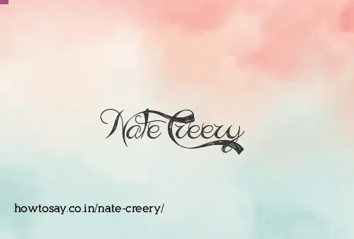 Nate Creery