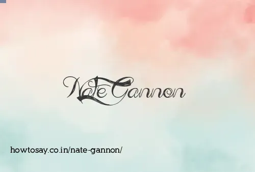 Nate Gannon