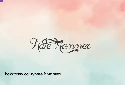 Nate Hammer