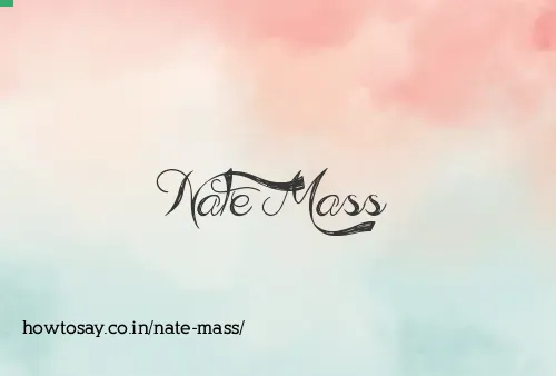 Nate Mass