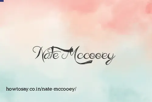 Nate Mccooey