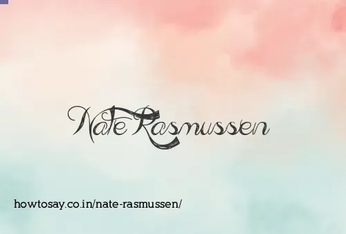 Nate Rasmussen