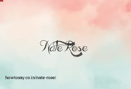 Nate Rose