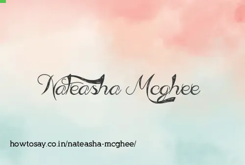 Nateasha Mcghee