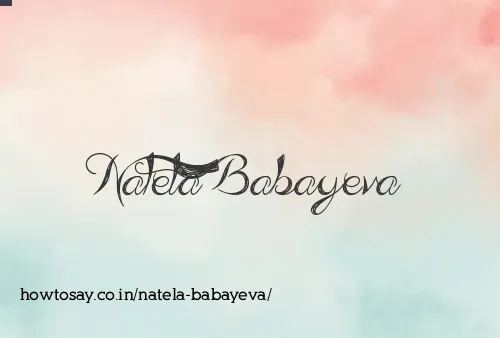 Natela Babayeva