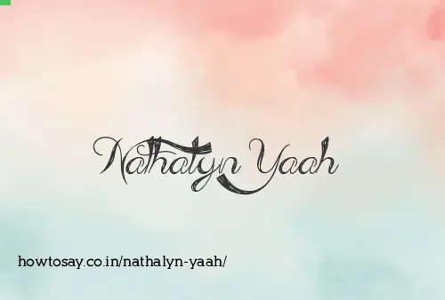 Nathalyn Yaah