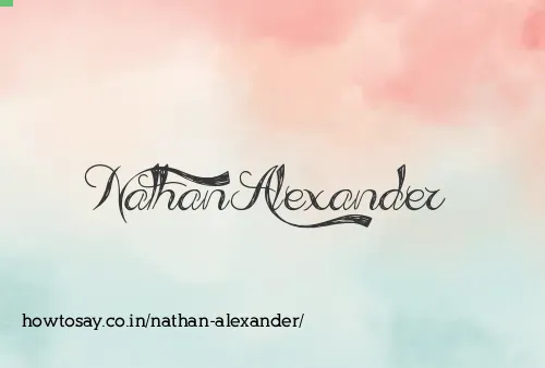 Nathan Alexander