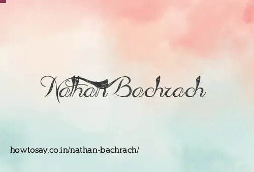 Nathan Bachrach
