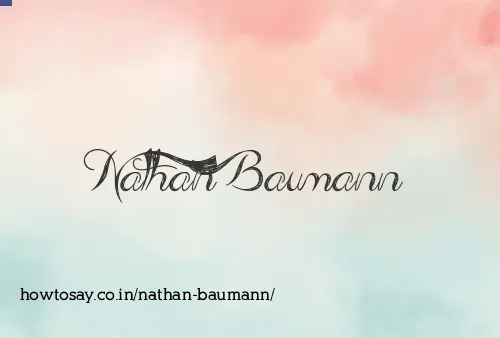 Nathan Baumann