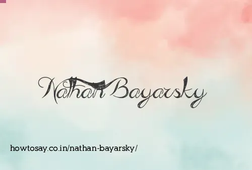 Nathan Bayarsky