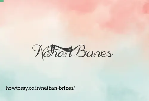 Nathan Brines