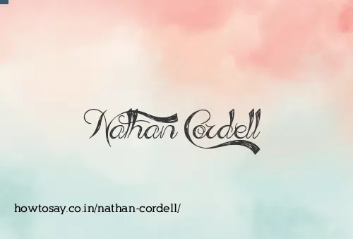 Nathan Cordell