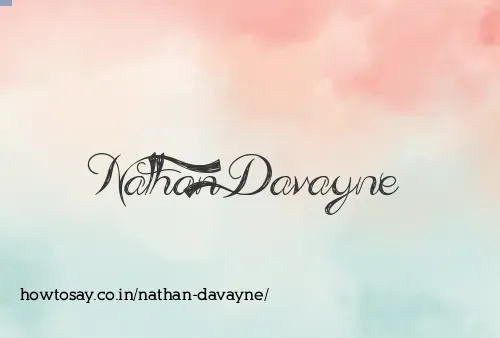 Nathan Davayne