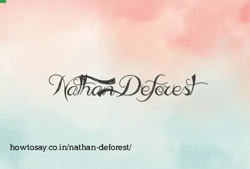 Nathan Deforest