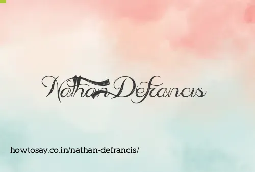 Nathan Defrancis