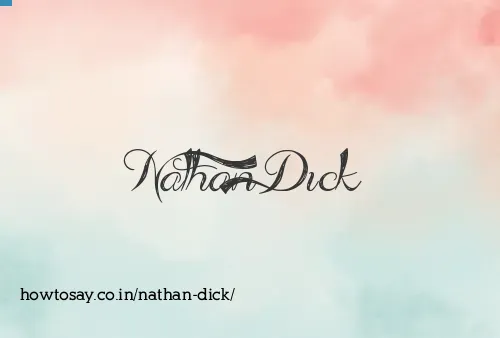 Nathan Dick
