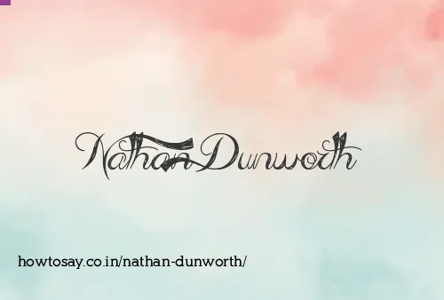Nathan Dunworth