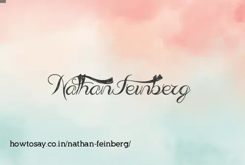 Nathan Feinberg