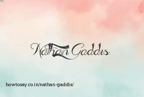 Nathan Gaddis