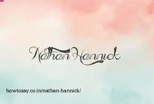 Nathan Hannick