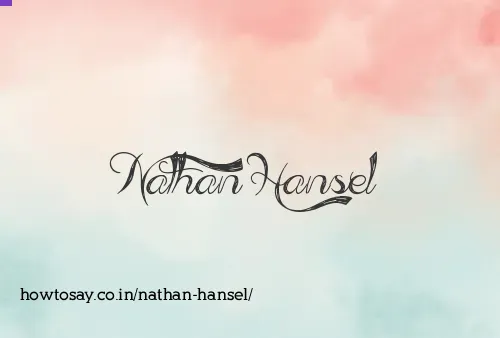 Nathan Hansel