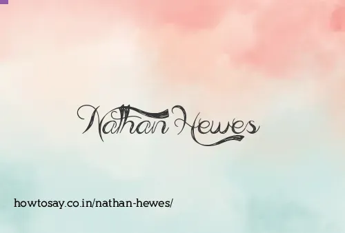 Nathan Hewes