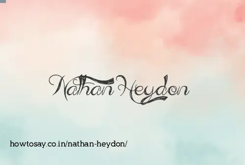 Nathan Heydon