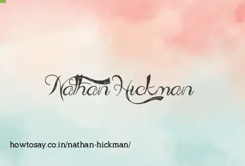 Nathan Hickman