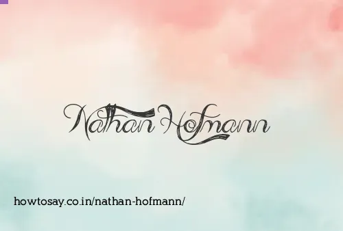 Nathan Hofmann