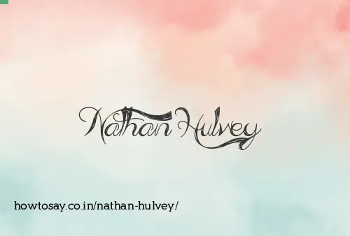 Nathan Hulvey