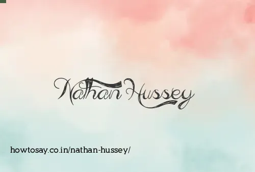 Nathan Hussey
